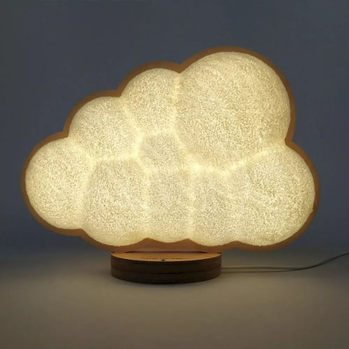 Настільна лампа Bubble cloud хутро