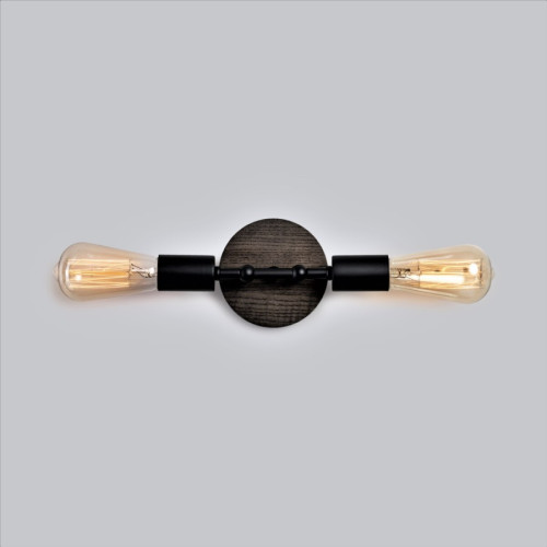 Sconce black wall lamp Planet 2