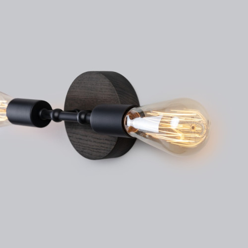 Sconce black wall lamp Planet 2
