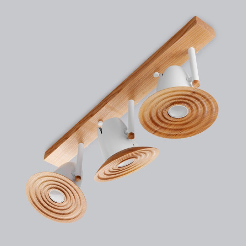 Mirror lamp Orbit white
