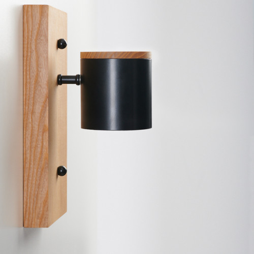 Бра Wooden light black