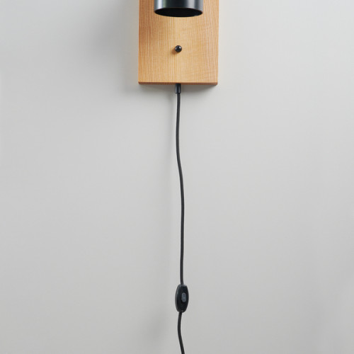 Бра Wooden light black