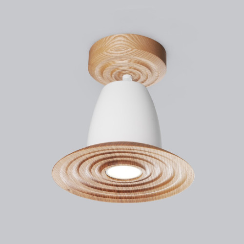 Бра Orbit white Natural wood