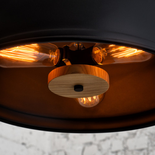 Світильник підвісний Urban light D390 black