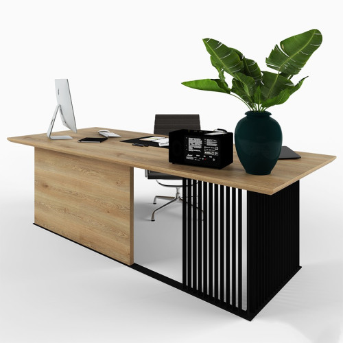 Робочий стіл GRAF OFFICE BLACK
