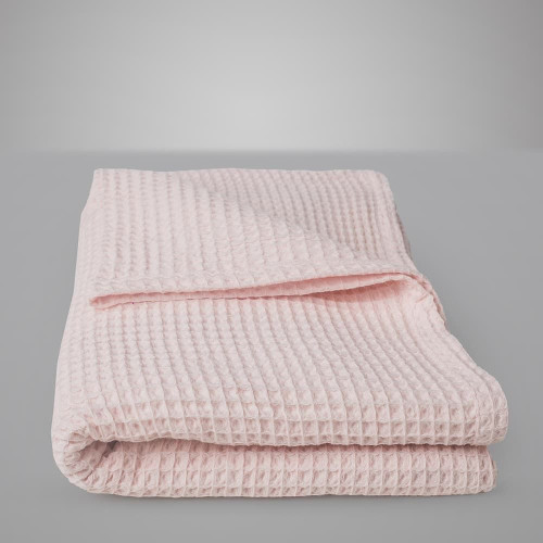 Wafer towel set light pink