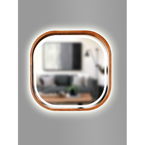 Mirror square Balance Slim with LED-light