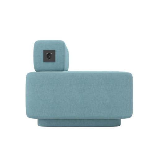 Armchair Corner Gray Blue