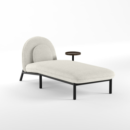 Шезлонг Soft Lounge зі столиком Boucle Nata