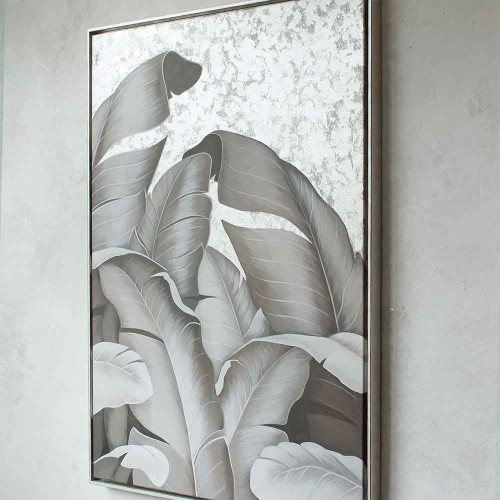 Картина SILVER LEAVES 4