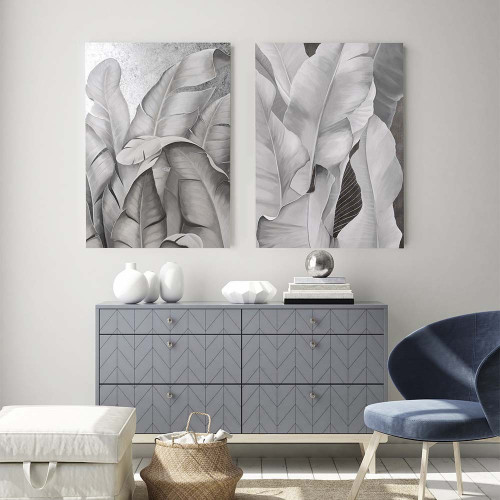 Картина SILVER LEAVES 3