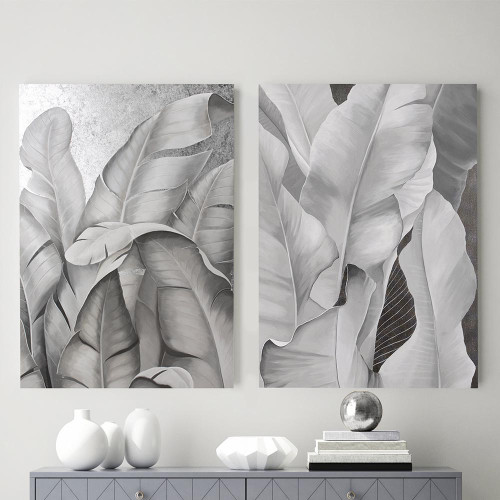 Картина SILVER LEAVES 3