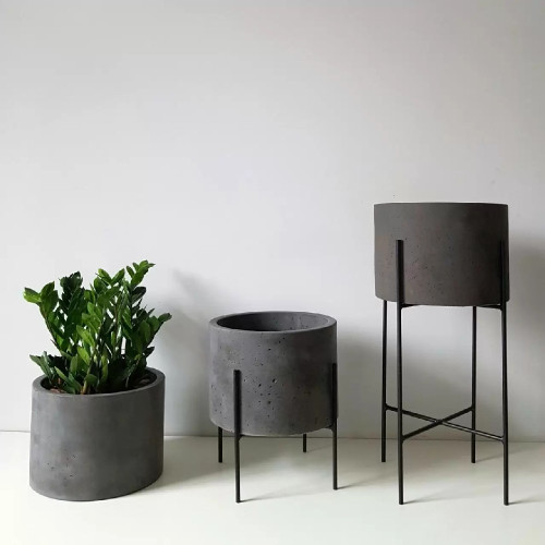 Metal flower stand "Linea 600"