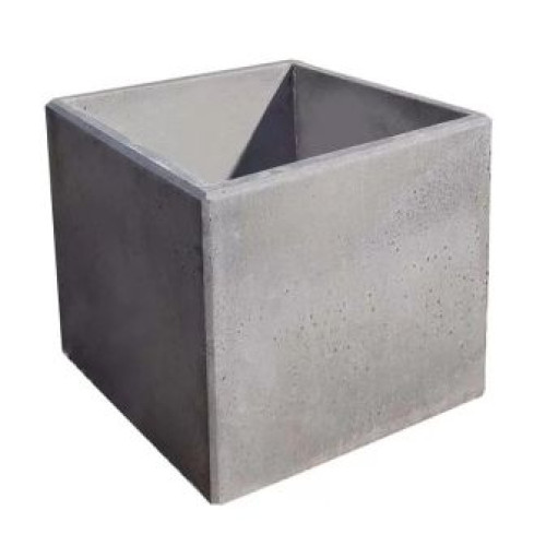 Flowerpot made of concrete Cube