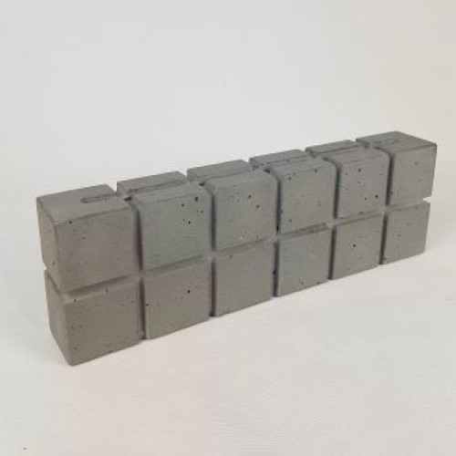Concrete vase "Slim cuadrado"