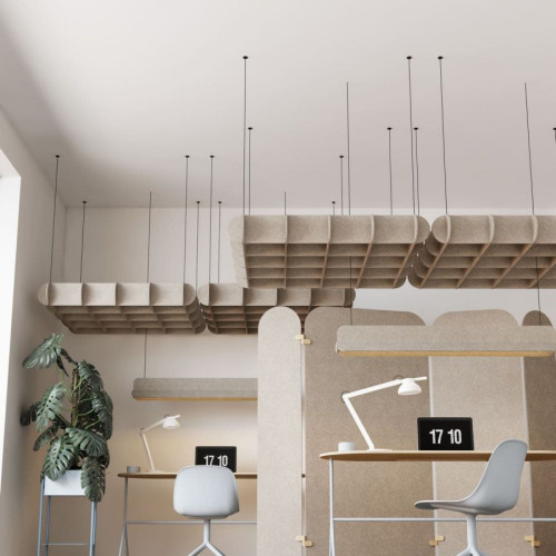 Ceiling acoustic system TIC-TAC-TOE