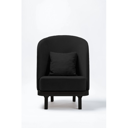 Cozy Leaf Lounge Chair (Black)