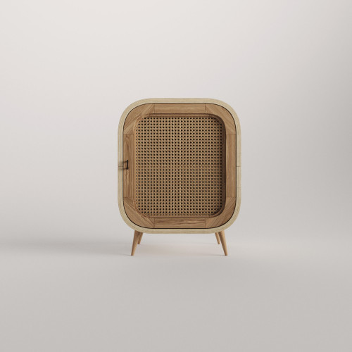 Bedside table Teneta S117R natural color