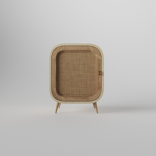 Bedside table Teneta S118L natural color