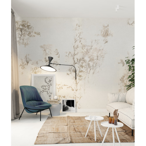 Design wallpaper "Birds and Trees"