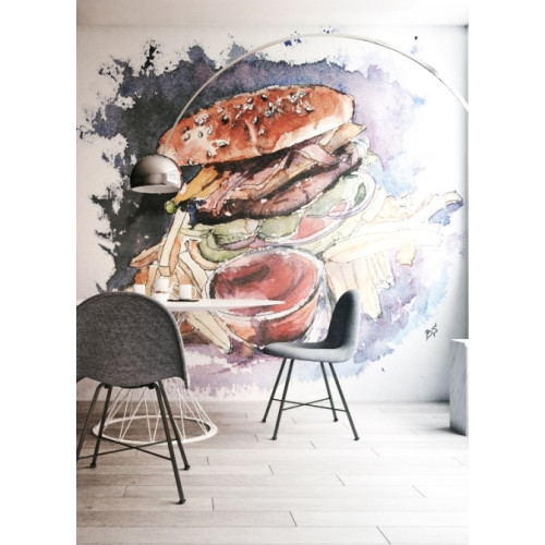 Design wallpaper "Burger"