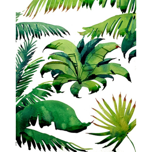 Дизайнерские обои "Palm leavs"