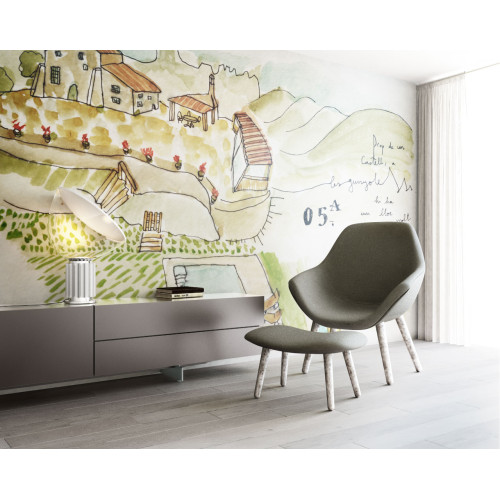 Дизайнерские обои "Villa my grandmother" designers Nacho