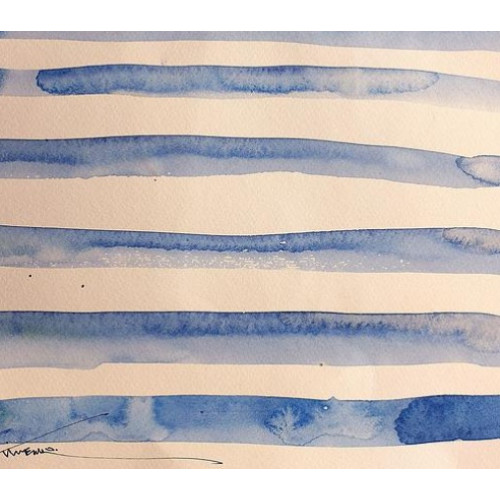 Дизайнерские обои "Watercolor srtip"