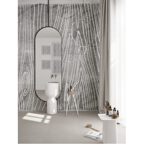 Designer wallpaper "Linocut" / wallpaper bathroom