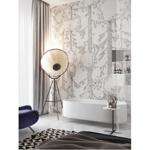 Designer wallpaper "Pines" / wallpaper bathroom