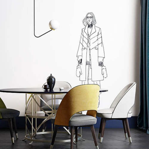Дизайнерські шпалери "Fashion sketch" Katya Silchenko