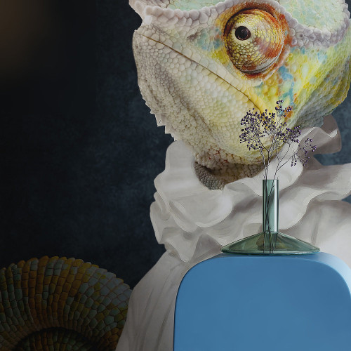 Design wallpaper "Chameleon" design Decorkuznetsov