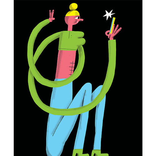 Дизайнерские обои "Selfie" design Anna Sarvira