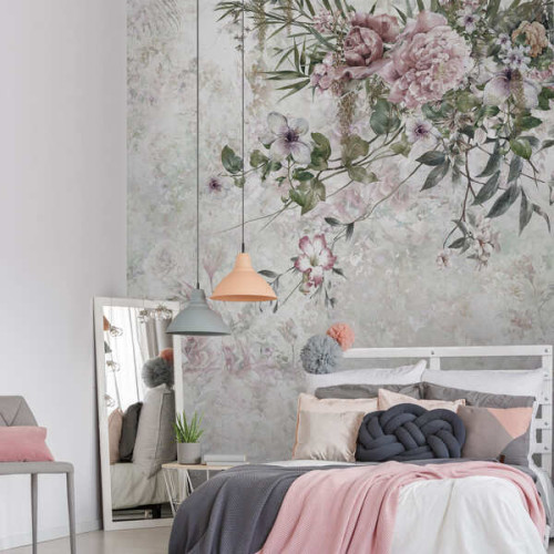 Seamless wallpaper "Floral chic"