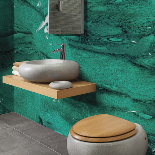 Безшовні шпалери "Malachite foam"