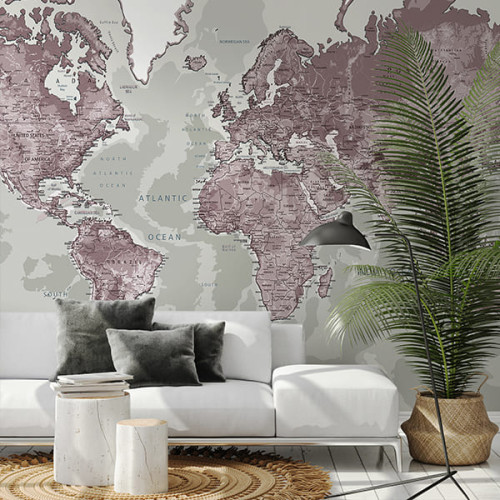 Seamless wallpaper "One more map"