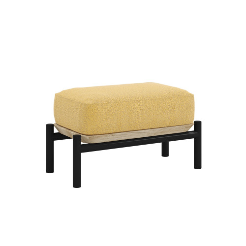 Pouf Royal Sun Boucle mostaza 